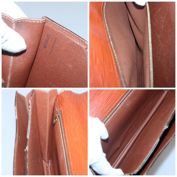 LOUIS VUITTON Epi Serviette Conseiller Briefcase Brown M54423 LV Auth 118307 - Picture 15 of 16